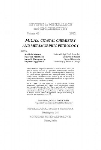 Micas: Crystal Chemistry & Metamorphic Petrology