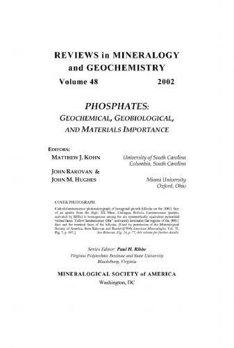 Phosphates: Geochemical, Geobiological and Materials Importance
