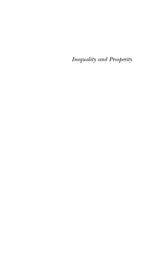 Inequality and Prosperity: Social Europe vs. Liberal America