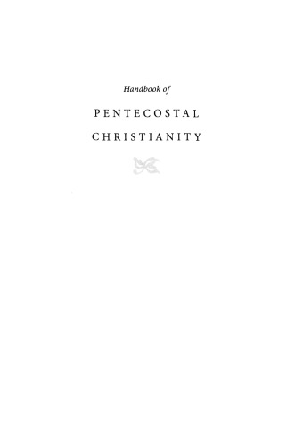 Handbook of Pentecostal Christianity