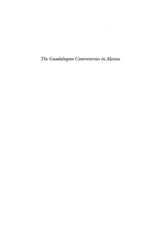 The Guadalupan Controversies in Mexico