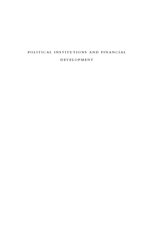 Political Institutions and Financial Development