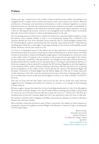 Statutes on the Conflict of Laws