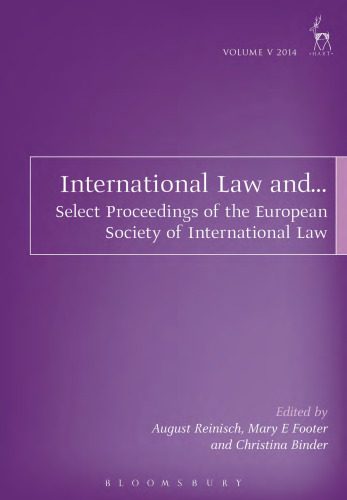 International Law and …: Select Proceedings of the European Society of International Law
