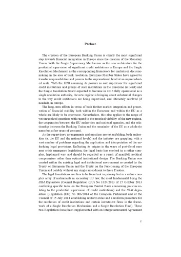 The European Banking Union: A Compendium