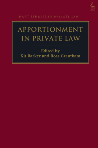 Apportionment in Private Law