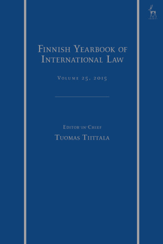 Finnish Yearbook of International Law Volume Volume 25, 2015