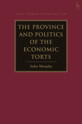 The Province and Politics of the Economic Torts