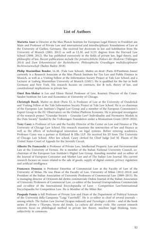 Algorithmic Regulation and Personalized Law: A Handbook