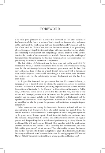 Parliament and the Law
