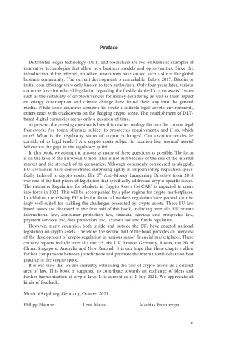 The Law of Crypto Assets