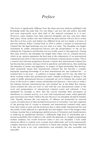 International Criminal Law