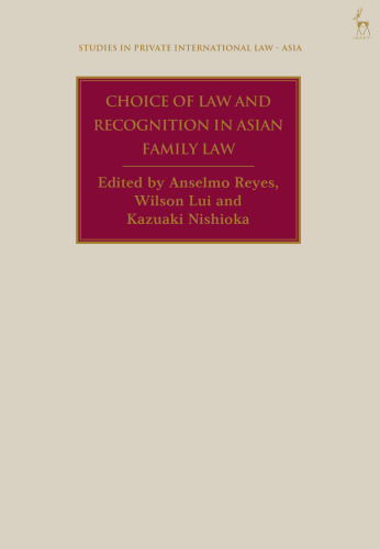 Choice of Law and Recognition in Asian Family Law