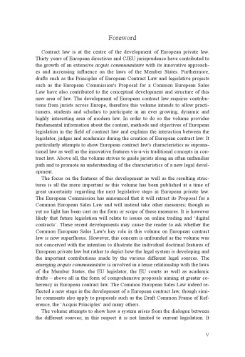 European Contract Law