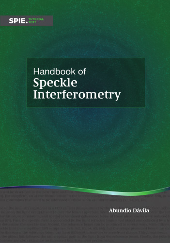 Handbook of Speckle Interferometry