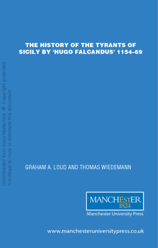 Tyrants of Sicily by Hugo Falcandus