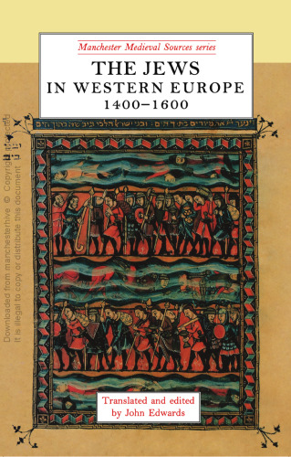 The Jews in western Europe, 1400–1600