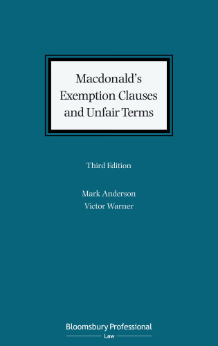Macdonald’s Exemption Clauses and Unfair Terms