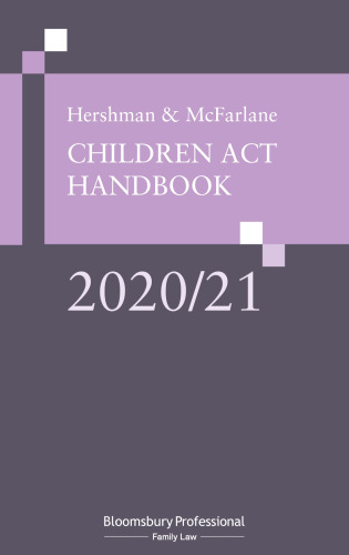 Hershman & McFarlane Children Act Handbook: 2020/21