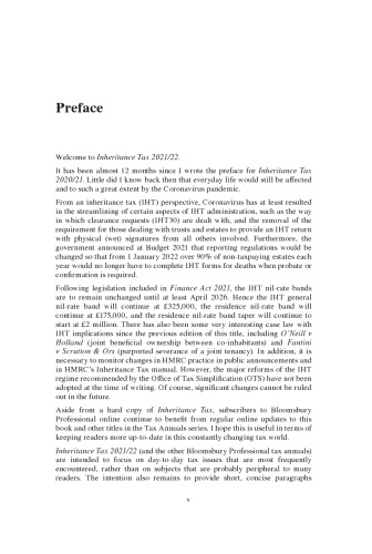 Inheritance Tax 2021/22