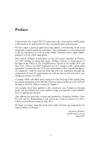 Capital Gains Tax 2021/22