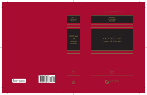 Criminal Law: Cases and Materials