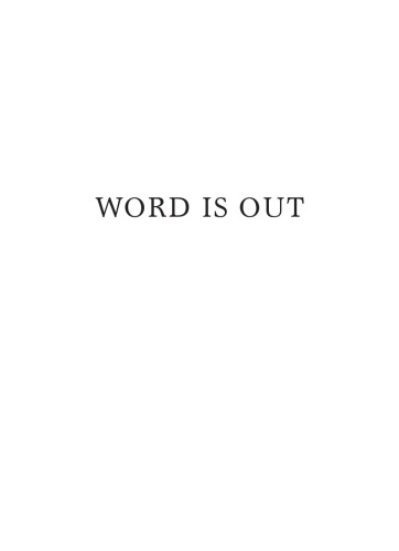Word is out: stories of some of our lives