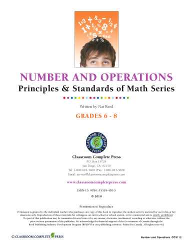 Number & Operations - Task Sheets - Grades 6-8 : Task Sheets 6-8