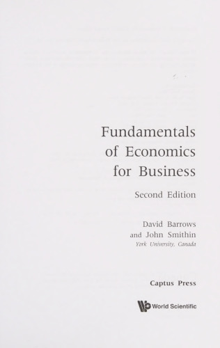 Fundamentals of economics for business
