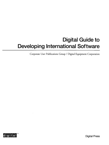 Digital Guide to Developing International Software