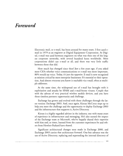 Microsoft Exchange Server 2003, Deployment and Migration SP1 and SP2