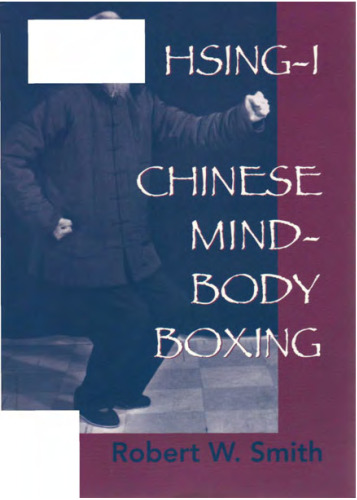Hsing-I: Chinese Mind-Body Boxing