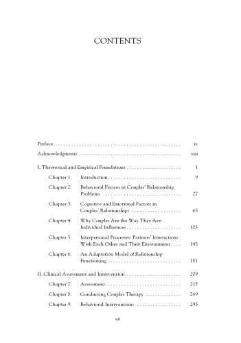 Enhanced cognitive-behavioral therapy for couples : a contextual approach
