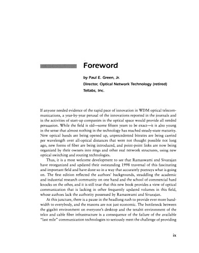Optical Networks. A Practical Perspective