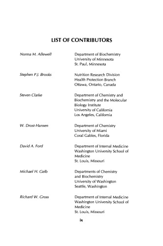 Cell Chemistry and Physiology: Part 1