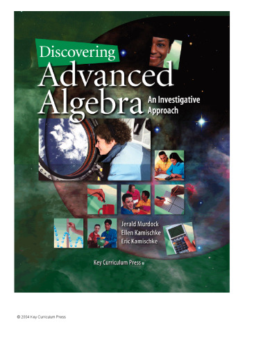 Discovering Advanced Algebra - Investigative Approach