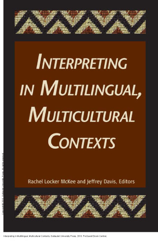 Interpreting in Multilingual, Multicultural Contexts