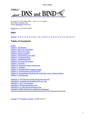 DNS and BIND