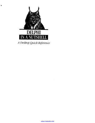 Delphi in a Nutshell