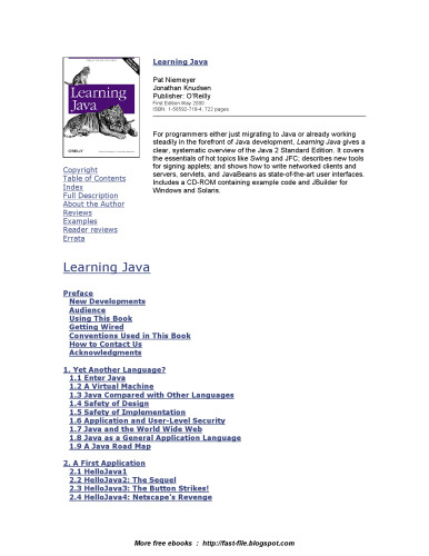 Learning Java