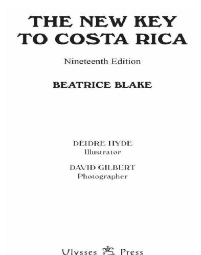 The New Key to Costa Rica
