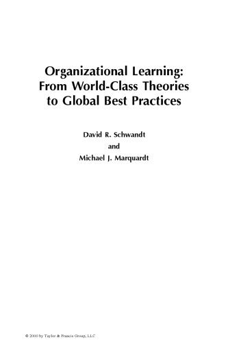 Organizational Learning