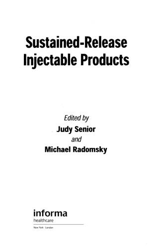 Sustained-Release Injectable Products