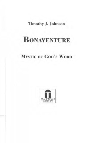 Bonaventure : mystic of God's word