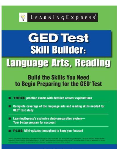 GED Test Skill Builder: Language Arts, Reading
