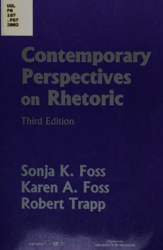 Contemporary perspectives on rhetoric