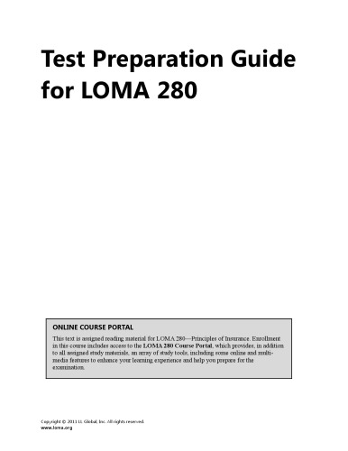 Test Preparation Guide for LOMA 280