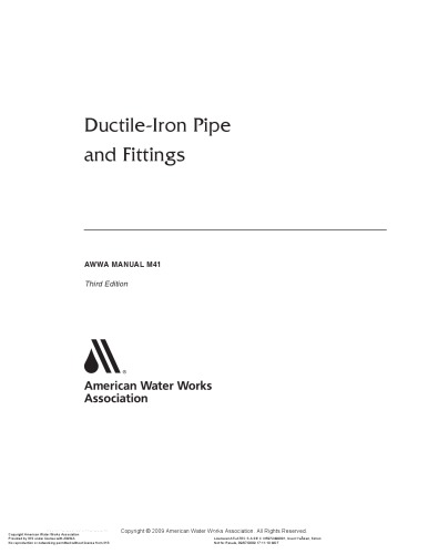 Ductile-iron pipe and fittings
