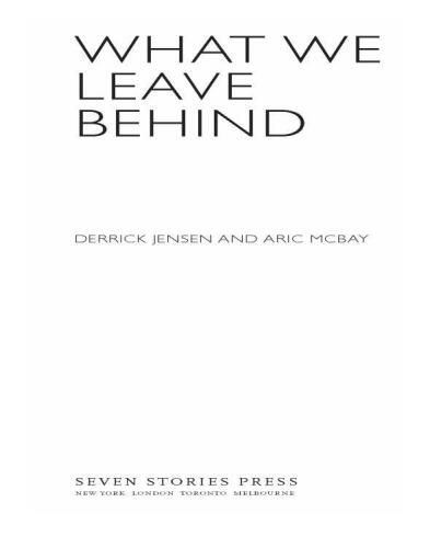 What We Leave Behind
