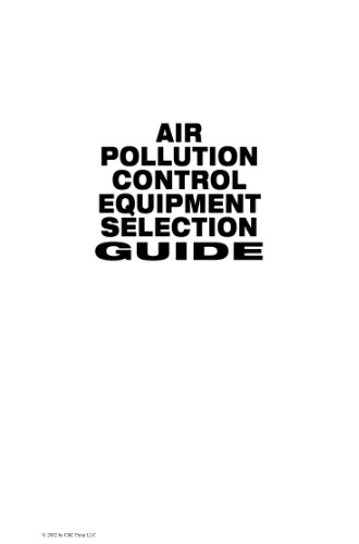 Air Pollution Control Equipment Selection Guide